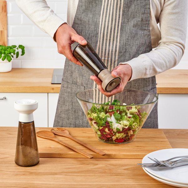 40523460 Мельница для специй, стекло/коричневый,19 см, 2 шт