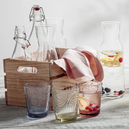 125160 Графин с пробкой, прозрачное стекло, 1.1 л