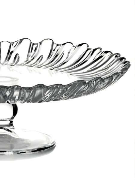 95832 Блюдо сервировочное на ножке, прозрачный, 31.5 см