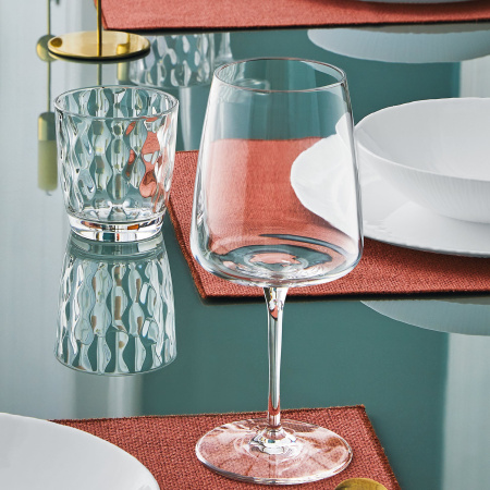 365748-4 Набор бокалов для вина, прозрачное стекло, 555 мл, 4 шт