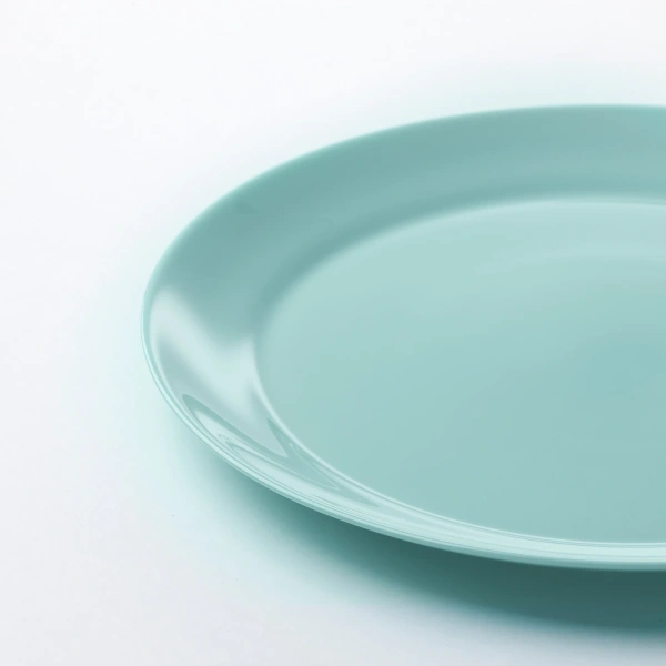 70410560 Тарелка, светлая бирюза, 25 см, 4 шт