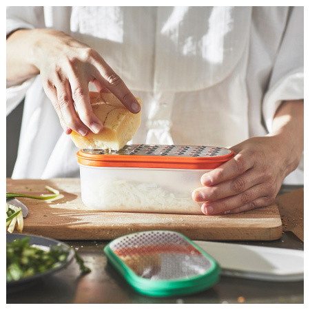 90529389 Терка с контейнером, 4 шт., разные цвета