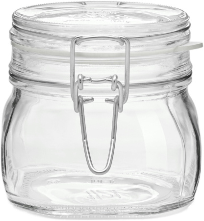149210 Банка с крышкой, прозрачное стекло, 0.5 л