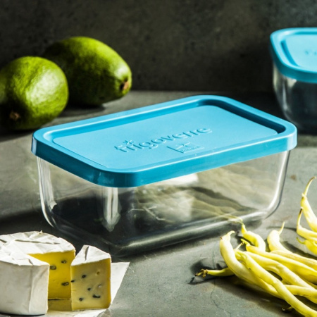 335160 Контейнер для продуктов, прямоугольной формы/стекло, 1.4 л, 21х13 см