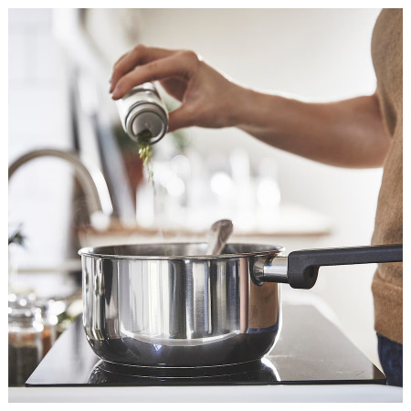 10463702 Кастрюля с крышкой, стекло / нержавеющая сталь, 2 л