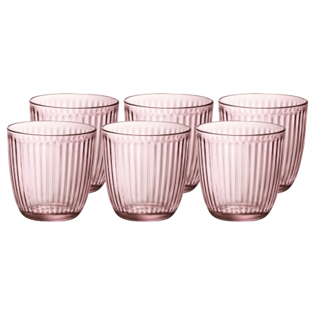 580501-6 Набор стаканов, розовый, 290 мл, 6 шт