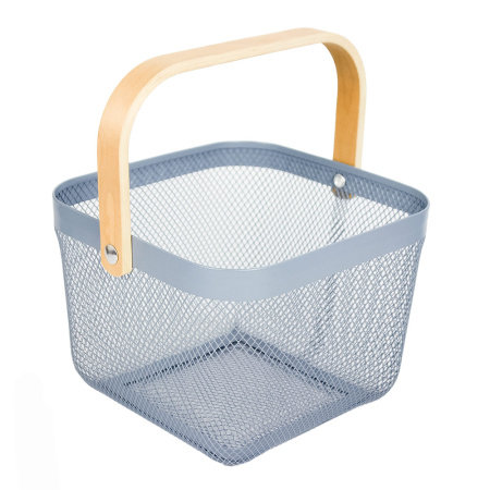 DA1844 Корзина с ручкой, синий, 21,5 х 20 х 16,5 см
