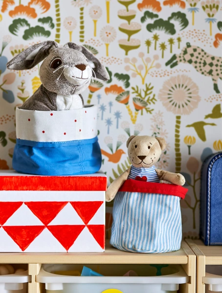 80421308 Набор корзин,2 штуки, красный/синий