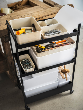 20468105 Органайзер, пластик/бежевый, 20x25x10 см