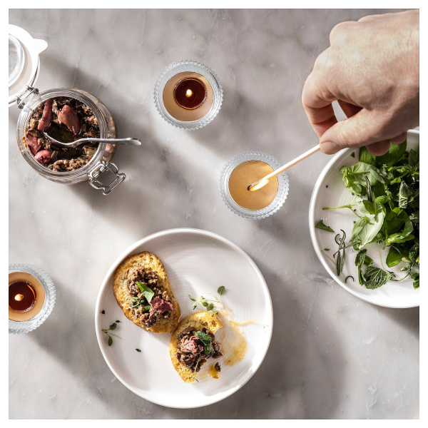 50538140 Свеча греющая ароматическая, весенние травы/мед коричневый, 3,5 часа, 30 шт.