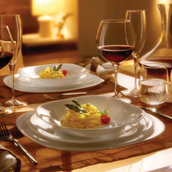 498860-6 Набор тарелок, белый, 27х27 см, 6 шт