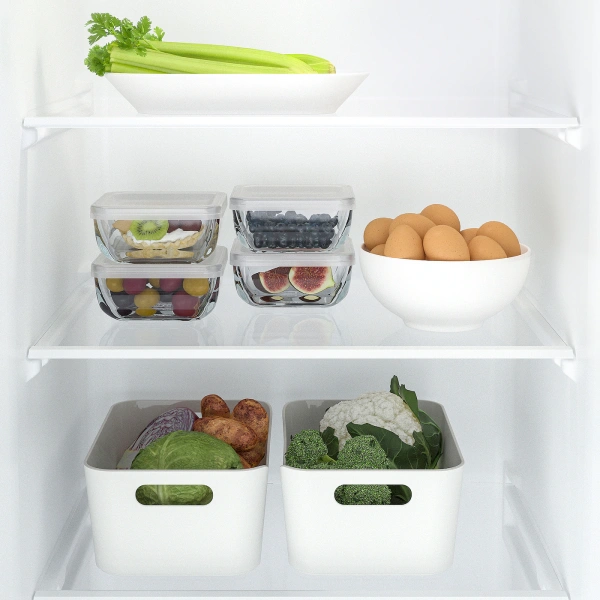 00495765 Контейнер для продуктов с крышкой, стекло, 0.5 л