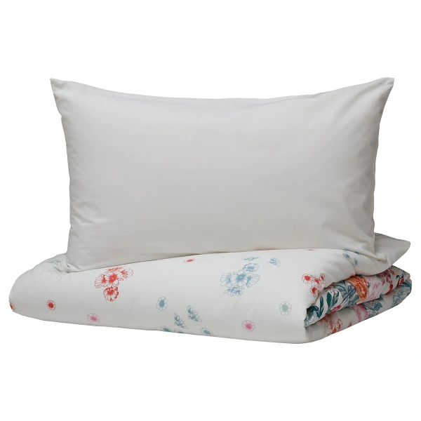 10466994 Пододеяльник и 2 наволочки, разноцветный, 200x200/50x70 см