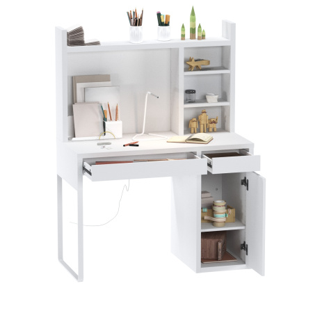 02375 Стол письменный, белый, 105x75x50 см