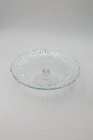 95832 Блюдо сервировочное на ножке, прозрачный, 31.5 см