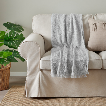 10549541 Плед, серо-синий, 130x170 см