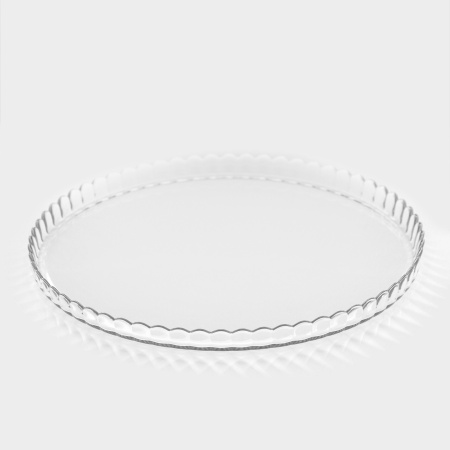 50033801 Блюдо сервировочное, прозрачный, 28 см