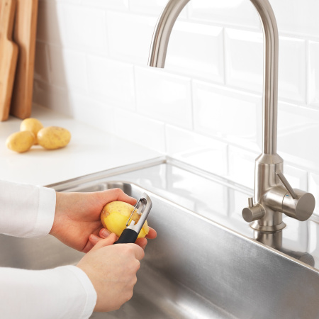 30175140 Нож для чистки картофеля, черный