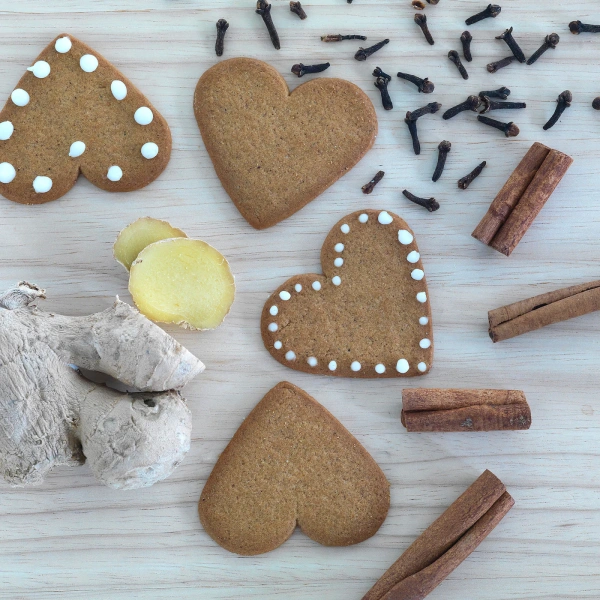 80495016 Свеча греющая ароматическая, Имбирное печенье/красный, 30 шт