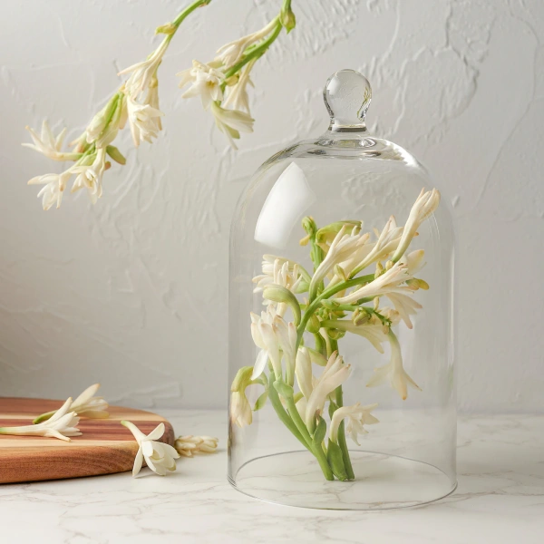 70508104 Ароматическая свеча в контейнере, Тубероза/розовый, 9 см