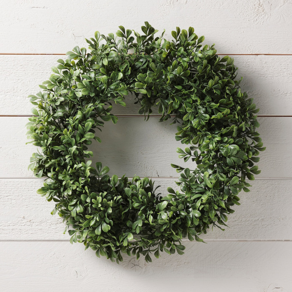 10562132 Искусственное украшение/венок, самшит, 45 см