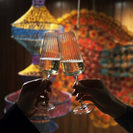 349790-1 Бокал для шампанского, прозрачное стекло, 255 мл