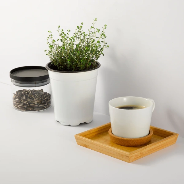 10514626 Поднос, бамбук, 15x15 см