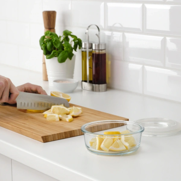 00359193 Контейнер для продуктов, круглой формы/стекло, 400 мл