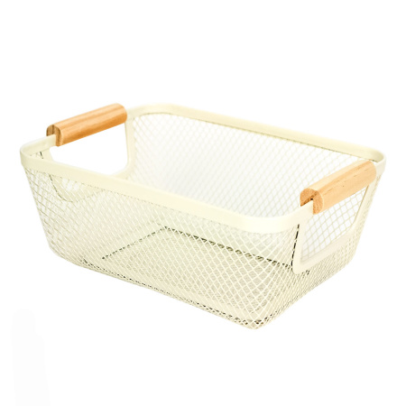 DA1840A Корзина с ручками, бежевый, 25 х 17 х 10 см