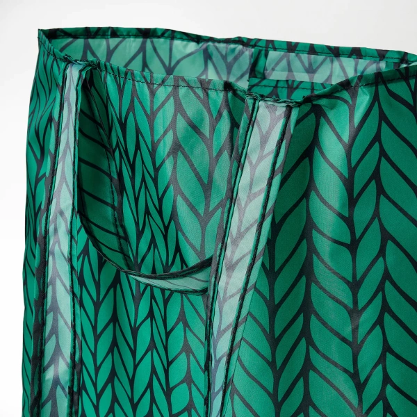 90485093 Сумка, зеленый/черный, 45x36 см