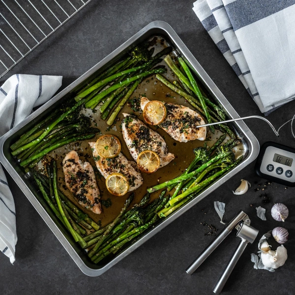 30372174 Форма для духовки с решеткой, нержавеющ сталь, 40x32 см