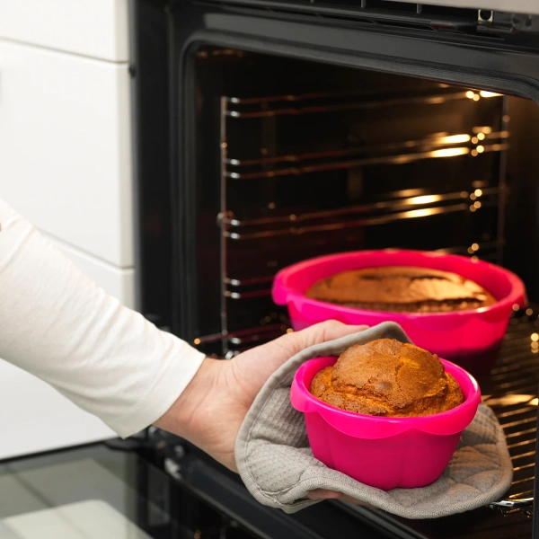 20374593 Форма д/выпечки, 2 предм, розовый