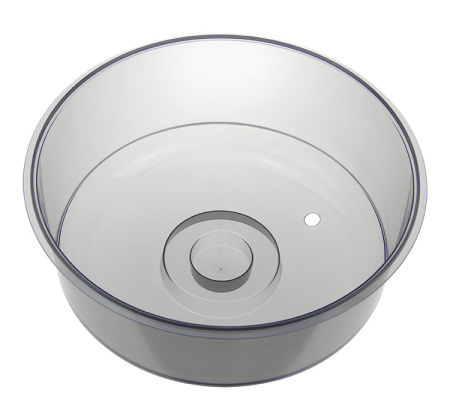 М1415 Колпак для СВЧ, черный/прозрачный, 24.5 см