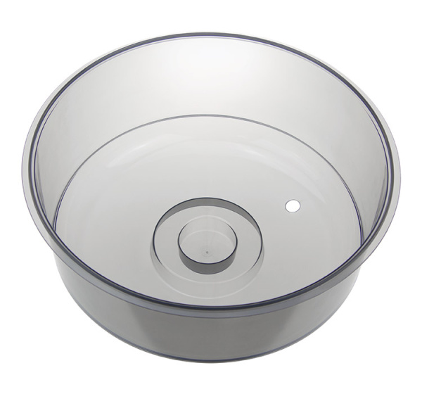 М1415 Колпак для СВЧ, черный/прозрачный, 24.5 см