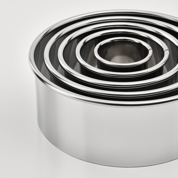 90480161 Формочка для печенья, 5 шт., серебристый