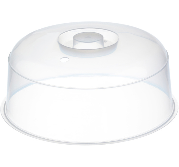 М1415 Колпак для СВЧ, черный/прозрачный, 24.5 см