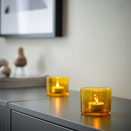 50563120 Подсвечник,  ярко-желтый, 6 см