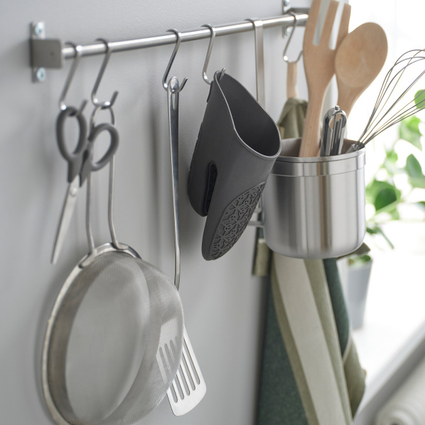 20587882 Варежка-прихватка, силикон/темно-серый