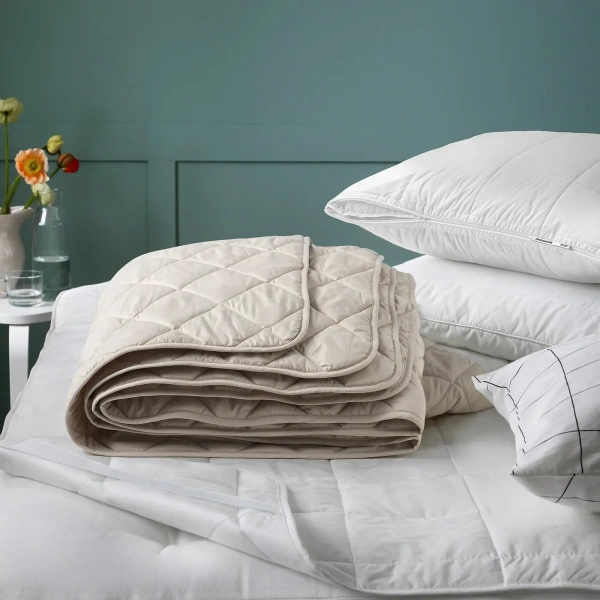 20544485 Одеяло легкое, бежевый, 200x200 см