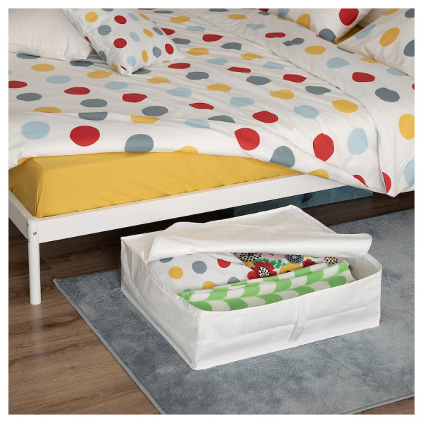 60573699 Сумка для хранения, белый, 62x53x19 см