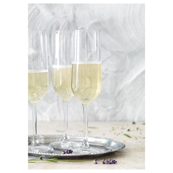 80518560 Бокал для шампанского, прозрачное стекло, 22 сл