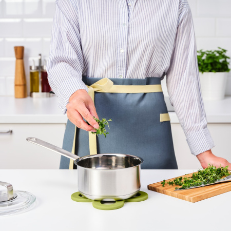 00175269 Подставка под горячее, зеленый,18x18 см