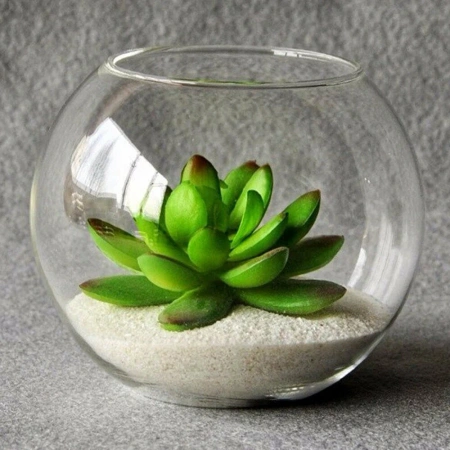 50021922 Ваза, прозрачный, 10 см