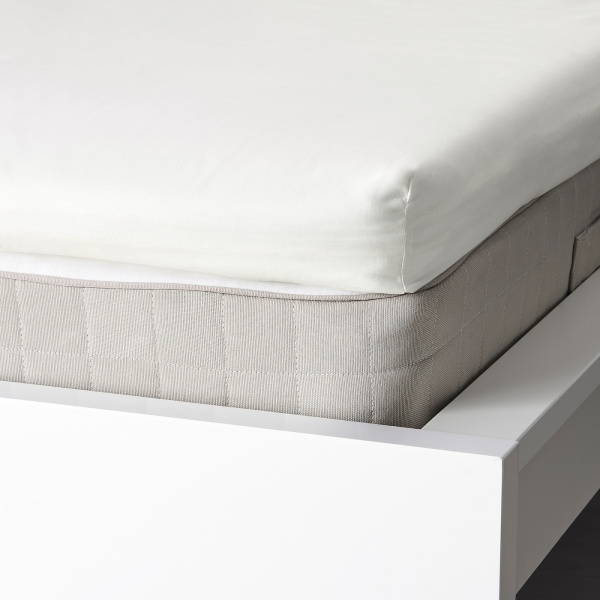 10484304 Простыня натяжная, белый, 90x200 см