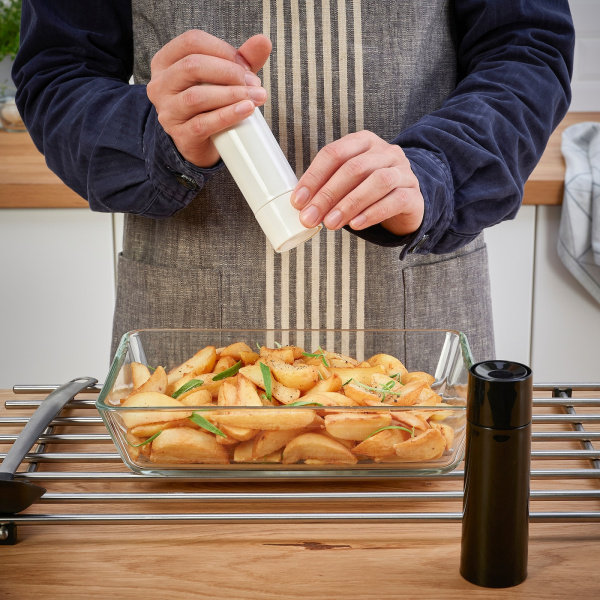 30523719 Мельница для специй, черный/белый,14 см, 2 шт