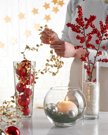 50019236 Ваза, прозрачный, 26.5 см