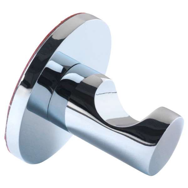 30207075 Крючок, самоклеящийся, хромированный, 3 шт