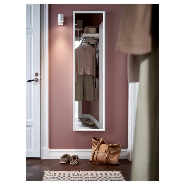 30320316 Зеркало, белый, 40x150 см