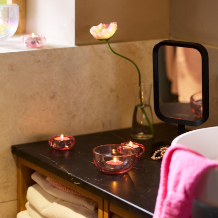 10608696 Свеча греющая ароматическая, арбуз/ярко-розовый, 3,5 часа, 30 шт.