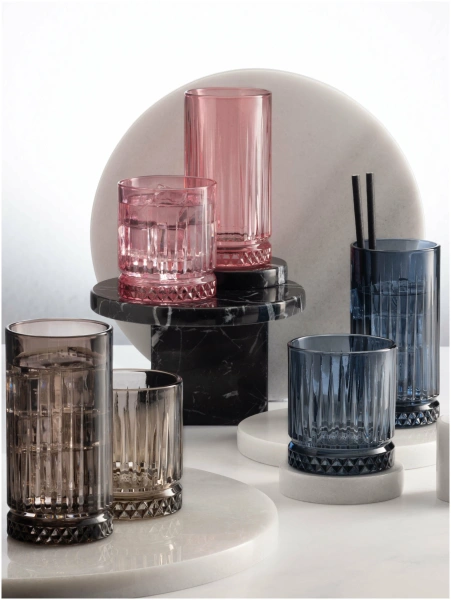 50066462 Стакан д/виски, розовый, 355 мл